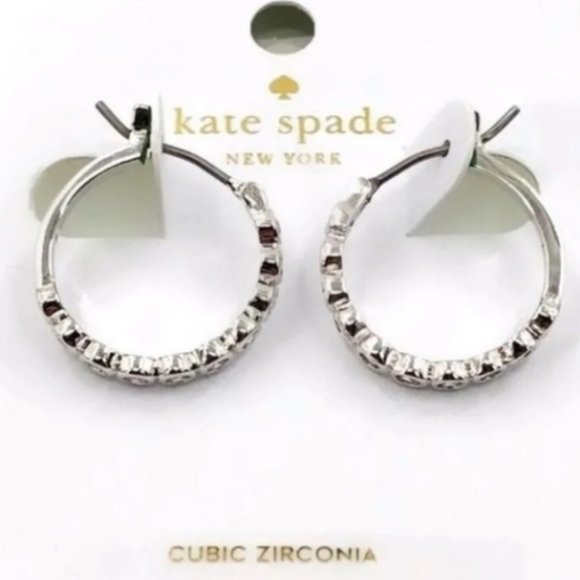 kate spade Jewelry - Kate Spade Full Circle  Huggies Earrings